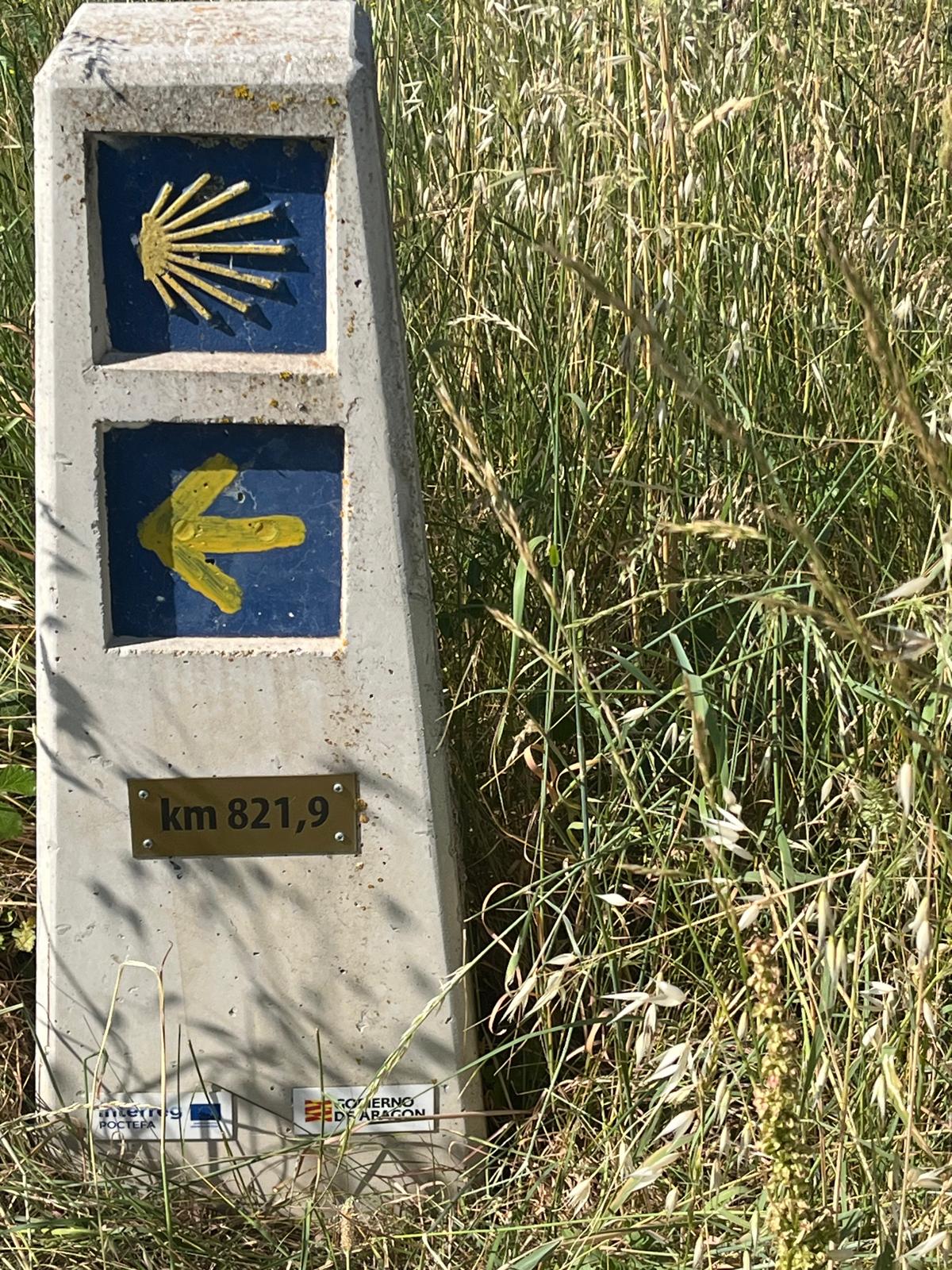 kilometerpaal 821,9